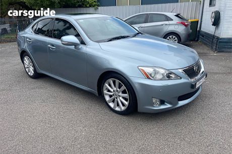 Blue 2009 Lexus IS250 Sedan Sports Luxury