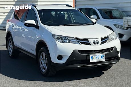 White 2015 Toyota RAV4 Wagon Gx (4X4)