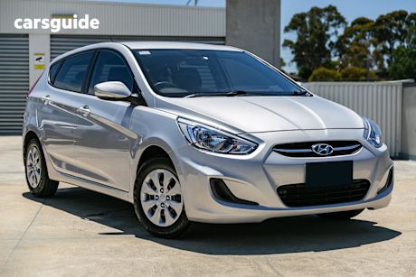 Silver 2016 Hyundai Accent Hatchback Active