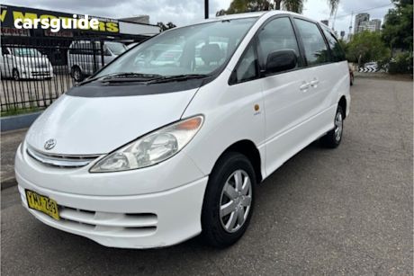 White 2002 Toyota Tarago Wagon Gli