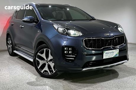 Blue 2016 Kia Sportage Wagon Platinum (Awd)