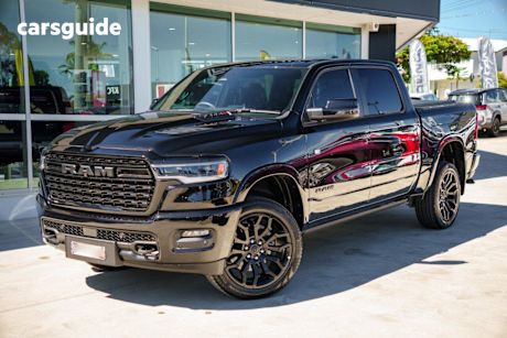 Black 2025 RAM 1500 Crew Cab Utility Limited Rambox Ho Hurricane