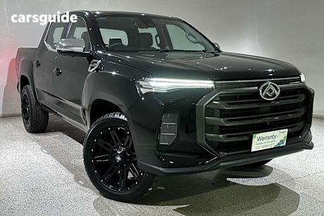 Black 2022 LDV T60 Double Cab Utility Max Luxe (4X4)