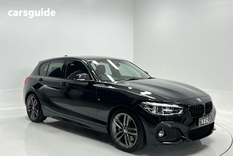 Black 2018 BMW 125I Hatchback M Sport
