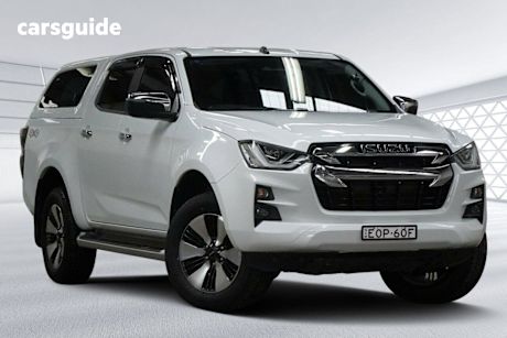 White 2021 Isuzu D-MAX Crew Cab Utility Ls-U (4X4)