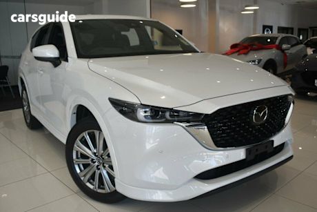 White 2025 Mazda CX-5 Wagon G35 Akera Turbo (Awd)