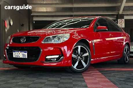 Red 2015 Holden Commodore Sedan Sv6