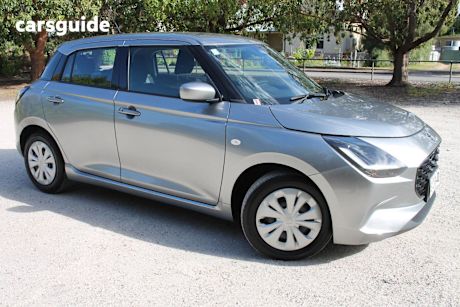 Silver 2024 Suzuki Swift Hatchback Hybrid
