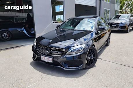 Black 2017 Mercedes-Benz C43 Sedan