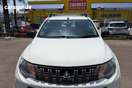 White 2018 Mitsubishi Triton Dual Cab Utility Glx