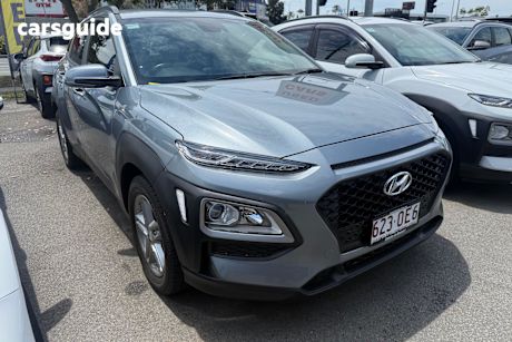 Silver 2020 Hyundai Kona Wagon Active (Fwd)