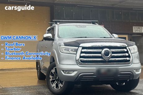 Silver 2021 GWM UTE Dual Cab Utility Cannon-X (4X4)