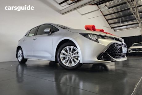 Silver 2023 Toyota Corolla Hatchback Ascent Sport
