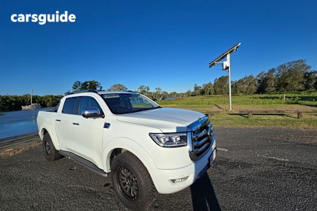 White 2024 GWM UTE Dual Cab Utility Cannon-Xsr (4X4)