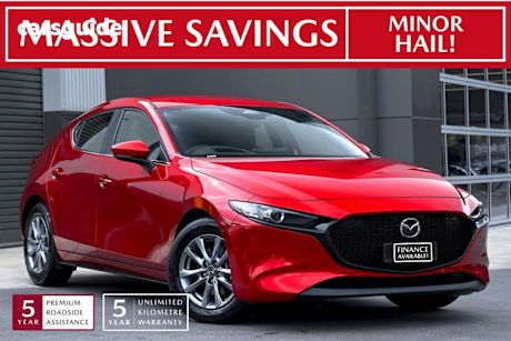 Red 2025 Mazda Mazda3 Hatchback G20 Pure