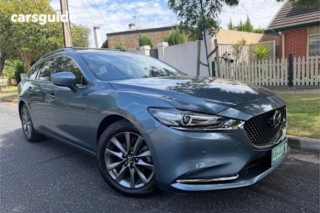 Silver 2018 Mazda 6 Wagon Touring