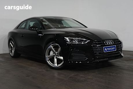 Black 2017 Audi A5 Coupe 2.0 Tfsi Quattro S Tronic Sprt