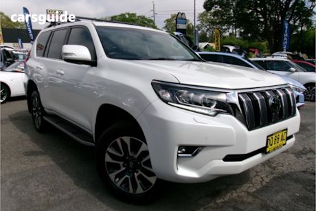 White 2022 Toyota Landcruiser Prado Wagon Vx
