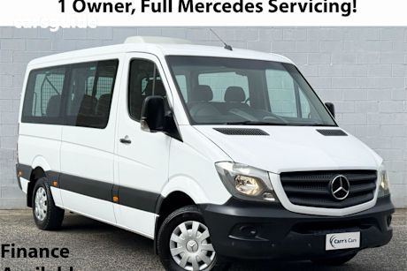 White 2017 Mercedes-Benz Sprinter Bus Transfer (313)