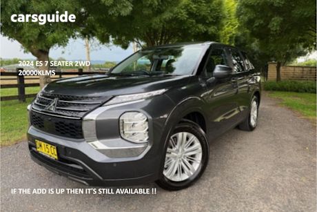 Grey 2024 Mitsubishi Outlander Wagon Es 7 Seat (2Wd)