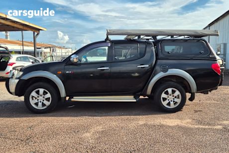 Black 2009 Mitsubishi Triton Double Cab Utility Glx-R (4X4)