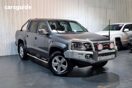 Grey 2017 Volkswagen Amarok Dual Cab Utility V6 Tdi 550 Highline