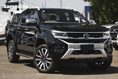Black 2025 Volkswagen Amarok Dual Cab Utility Aventura Tdi600 4Motion