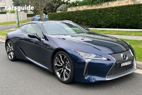 Blue 2023 Lexus LC Coupe LUXURY (HYBRID)