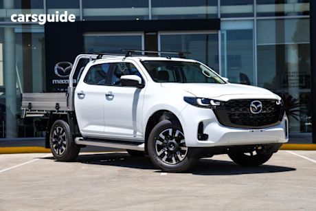 White 2025 Mazda BT-50 Dual Cab Chassis Xtr (4X4)