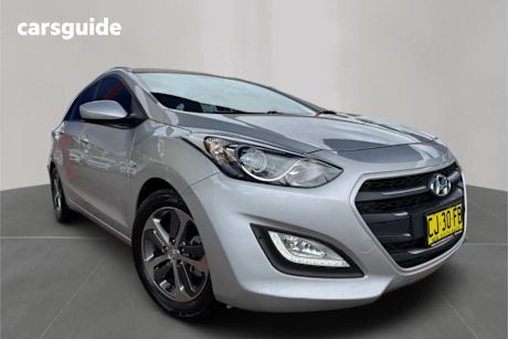 Silver 2015 Hyundai I30 Wagon Tourer Active 1.6 Crdi