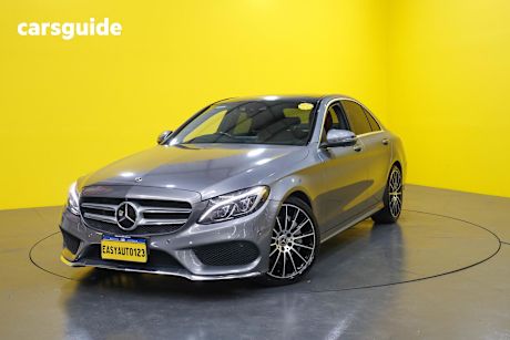 Grey 2017 Mercedes-Benz C200 Sedan