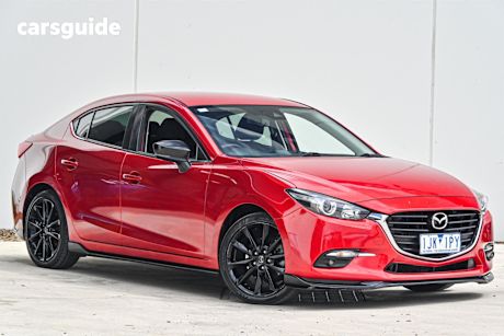 Red 2016 Mazda 3 Sedan Sp25