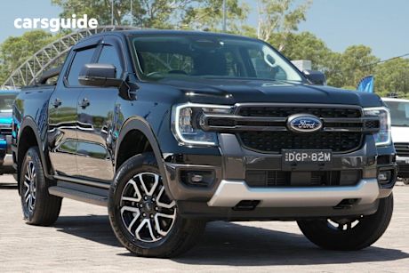 Black 2025 Ford Ranger Double Cab Pick Up Sport 3.0 (4X4)