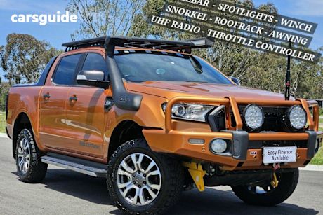 Orange 2017 Ford Ranger Dual Cab Pick-up Wildtrak 3.2 (4X4)