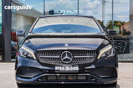 Black 2018 Mercedes-Benz A200 Hatchback