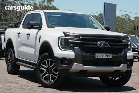 White 2025 Ford Ranger Double Cab Pick Up Sport 3.0 (4X4)