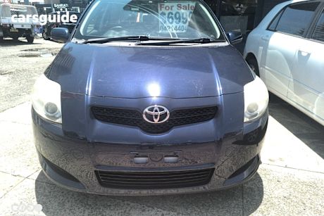 Blue 2007 Toyota Corolla Wagon Ascent