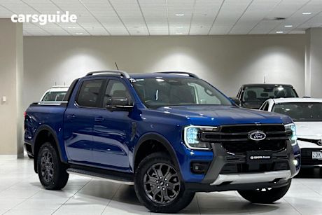 Blue 2024 Ford Ranger Double Cab Pick Up Wildtrak 3.0 (4X4)