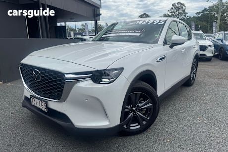 White 2023 Mazda CX-60 Wagon D50E Evolve Hybrid