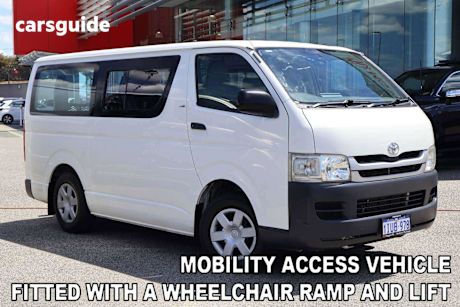 White 2009 Toyota HiAce Van Lwb