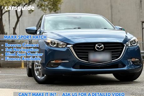 Blue 2017 Mazda 3 Hatchback Maxx