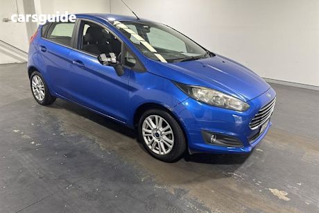 Blue 2015 Ford Fiesta Hatchback Trend