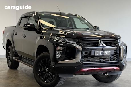 Black 2023 Mitsubishi Triton Double Cab Pick Up Gls (4X4) Sport Edition