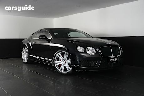 Black 2014 Bentley Continental Coupe Gt V8