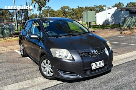 Grey 2007 Toyota Corolla Hatchback Ascent