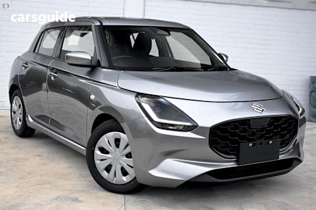 Silver 2025 Suzuki Swift Hatchback Hybrid