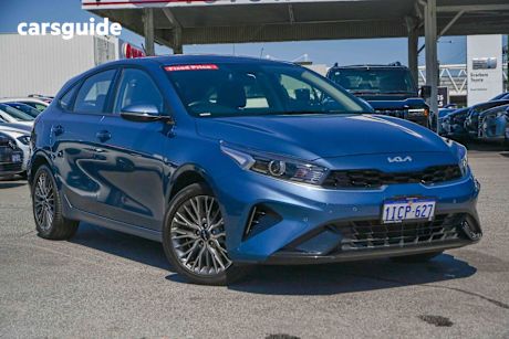 Blue 2024 Kia Cerato Hatchback Sport