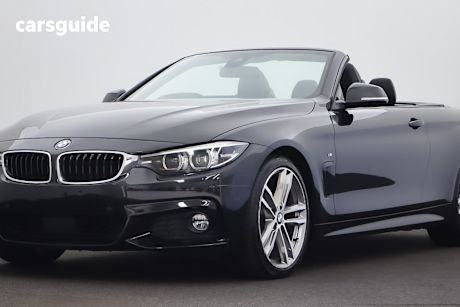 Black 2017 BMW 430I Convertible Sport Line