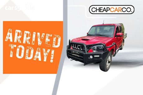 Red 2021 Mahindra PIK-UP Dual Cab Utility Black Edition Mhawk 4Wd