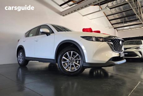 White 2023 Mazda CX-5 Wagon G25 Maxx Sport (Fwd)